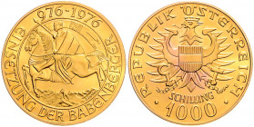 RDR - Österreich Zweite Republik 1000 Schilling 1976 Friedb. 909. 
 st