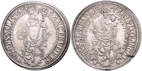RDR - Länder - Salzburg, Erzbistum Paris V. Lodron 1619-1653 Reichstaler 1624 Dav. 3504. Pf. & Ruland 1197. 
kl.Sf. f.vz