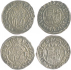 RDR - Länder - Ungarn Ludwig II. 1516-1526 Lot o.J. von 2 Stücken: Denar 1526 KA (vz-st) und 1577 KB (f.vz)