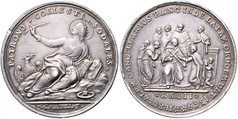 Italien - Venedig Venetianische Republik 1797-1798 Silberne Schulprämie o.J. (v....