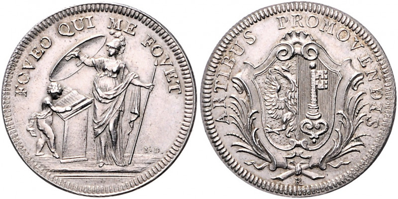 Schweiz - Genf Prämienmedaille o.J. (v. Dassier/Roettiers) Wunderl. 3141. SM 160...