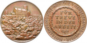 Medaillen von Karl Goetz Bronzemedaille o.J. Industrie- und Handelskammer Weimar - Für Treue in der Arbeit, i.Rd: BAYER. HAUPTMÜNZAMT Kien. 360. Slg. ...
