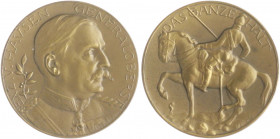 Die Mittelmächte - Personen - Hausen, Max von Bronzemedaille 1914 (v. Sturm/Ball) 'Das Ganze halt' Zetzm. 4032 (Ag). 
34,2mm 16,0g st