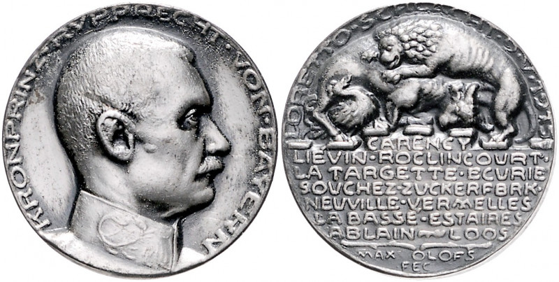 Die Mittelmächte - Personen - Rupprecht, Kronprinz von Bayern Silbergussmedaille...