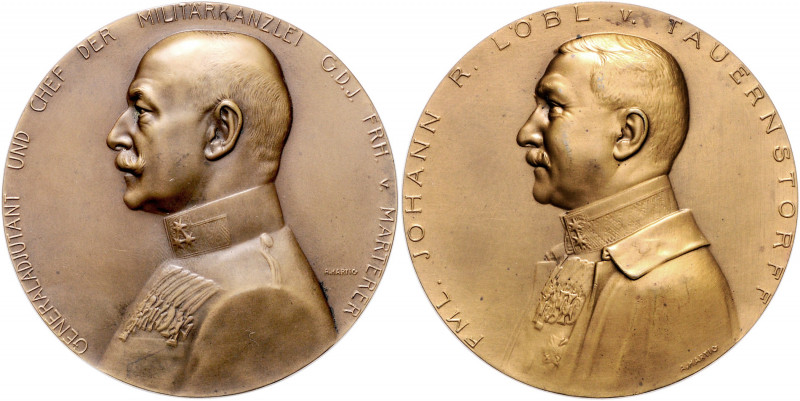 Die Mittelmächte - Personen - Lots Lot o.J. von 2 Stücken: Bronzemedaille 1917 (...
