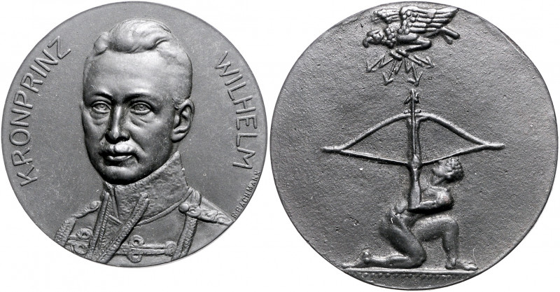 Die Mittelmächte - Allgemein Lot o.J. von 2 Stücken: Zinkmedaille o.J. (v. Bachm...