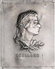 Münzen & Medaillen auf F. Schiller Eins. Silberplakette 1905 (v. M.&W.) II. Preis der Schützengesellschaft Tübingen, mit Punze 800 Klein/Raff 136. Bre...