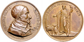 - Religion Bronzemedaille 1843 (v. Penin) auf Vincent de Paul 1581- 1660,französischer Priester. Er wurde 1729 von Benedikt XIII. selig- und 1737 durc...