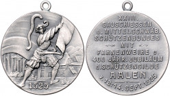 - Schützenmedaillen - Aalen Silbermedaille 1925 (v. M. & W.) auf das 23. Gauschießen des Mittelschwäbischen Schützenbundes und das 400-jährige Jubiläu...