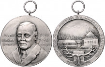 - Schützenmedaillen - Reutlingen Silbermedaille 1924 auf das Schwarzwald-Zollern Gauschießen und den Tod des Oberschützenmeisters Richard Ammer, mit P...