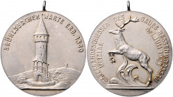 - Schützenmedaillen - Wetzlar Silbermedaille 1925 auf das 27. Verbandsschießen des Bezirks Hessen-Nassau, i.Rd: 990 
mit Öse38,3mm 23,1g vz