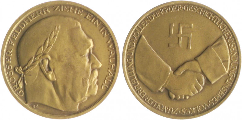 - Allgemeine Medaillen Bronzemedaille 1934 (v. BB = B. Bleeker) auf den Tod von ...