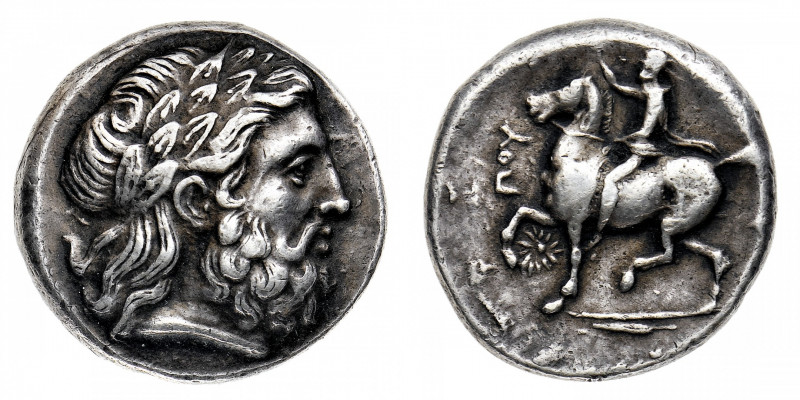 Macedonia
Filippo II (359-336 a.C.) - Tetradramma databile al 354-348 a.C. - Ze...
