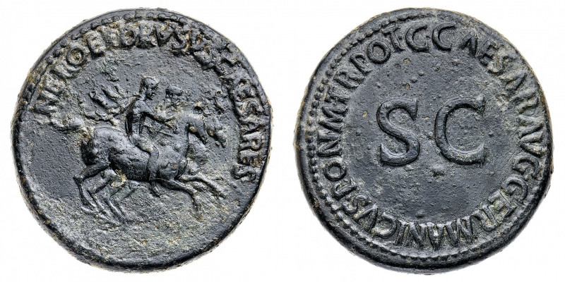 Caligola (37-41 d.C.)
Dupondio databile agli anni 37-38 d.C. - Zecca: Roma - Di...