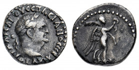 Vespasiano (69-79 d.C.)
Emidracma databile agli anni 76-77 d.C. - Zecca: Caesarea di Cappadocia - Diritto: testa laureata dell'Imperatore a destra - ...