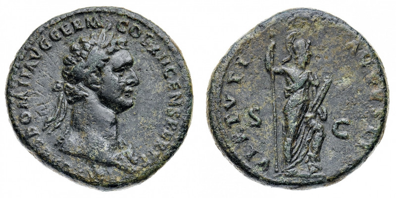 Domiziano (81-96 d.C.)
Asse databile agli anni 90-91 d.C. - Zecca: Roma - Dirit...