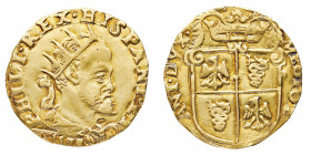 Ducato di Milano
Filippo II di Spagna (1556-1598) - Doppia 1578 - Diritto: busto radiato, paludato e corazzato di Filippo II a destra - Rovescio: ste...