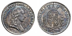 Ducato di Milano
Giuseppe II d'Asburgo (1780-1790) - Mezzo Scudo 1781 - Diritto: effigie di Giuseppe II a destra - Rovescio: croce di Borgogna ornata...
