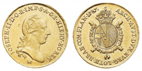 Ducato di Milano
Giuseppe II d'Asburgo (1780-1790) - Mezza Sovrana 1787 - Diritto: testa laureata di Giuseppe II a destra - Rovescio: stemma coronato...