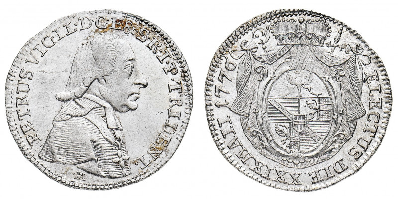 Trento
Pietro Vigilio Conte di Tun (1776-1796) - Donario 1776 - Diritto: busto ...