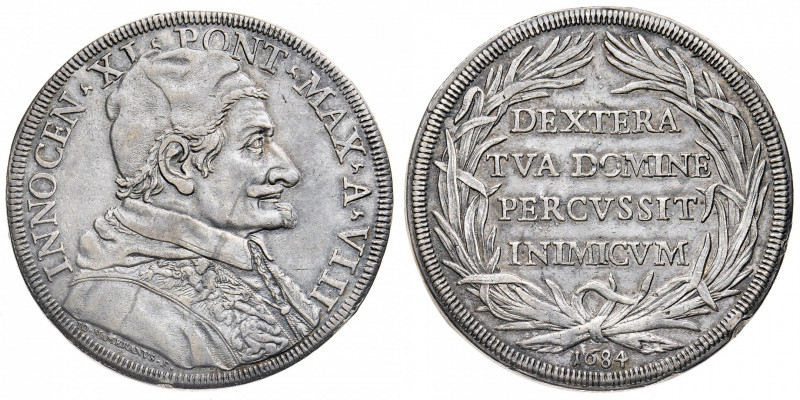 Stati Pontifici
Innocenzo XI (1676-1689) - Piastra 1684 Anno VIII - Zecca: Roma...