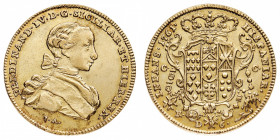 Regno di Napoli
Ferdinando IV di Borbone (1759-1825) - 6 Ducati 1761 - Zecca: Napoli - Diritto: busto giovanile del Re a destra - Rovescio: stemma co...