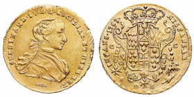 Regno di Napoli
Ferdinando IV di Borbone (1759-1799) - 6 Ducati 1767 - Zecca: Napoli - Diritto: busto giovanile del Re a destra - Rovescio: stemma co...