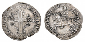 Carlo II (1504-1553)
Cavallotto largo - Zecca: Vercelli - Diritto: stemma di Savoia a "testa di cavallo" con trifogli alle punte, affiancato ai lati ...