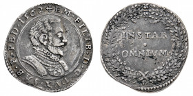Emanuele Filiberto (1553-1580)
Lira da 3 per Scudo 1562 - Zecca: Chambéry - Diritto: busto corazzato del Duca a destra - Rovescio: legenda su due rig...