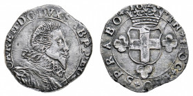 Carlo Emanuele I (1580-1630)
Da 2 Fiorini 1624 - Zecca: Torino o Vercelli - Diritto: busto corazzato del Duca a destra con collare alla spagnola - Ro...