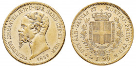 Vittorio Emanuele II (1849-1861)
Insieme di 11 esemplari da 20 Lire senza ripetizioni - Presenti le seguenti date: 1850, 1851, 1852, 1853, 1854, 1855...