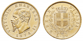 Vittorio Emanuele II (1861-1878)
Insieme di 15 esemplari da 20 Lire senza ripetizioni - Presenti le seguenti date: 1862T, 1863T, 1864T, 1865T, 1866T,...