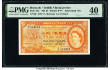 Bermuda Bermuda Government 5 Pounds 1.10.1966 Pick 21d PMG Extremely Fine 40. 

HID09801242017

© 2020 Heritage Auctions | All Rights Reserved