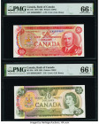 Canada Bank of Canada $50; 20 1975; 1979 BC-51b; BC-54b Two Examples PMG Gem Uncirculated 66 EPQ (2). 

HID09801242017

© 2020 Heritage Auctions | All...