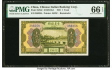 China Chinese Italian Banking Corporation 1 Yuan 1921 Pick S253r Remainder PMG Gem Uncirculated 66 EPQ. 

HID09801242017

© 2020 Heritage Auctions | A...