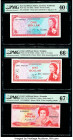 East Caribbean States Group Lot of 5 Graded Examples PMG Superb Gem Unc 67 EPQ (2); Gem Uncirculated 66 EPQ (2); Extremely Fine 40 EPQ. 

HID098012420...