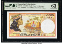 French Pacific Territories Institut d'Emission d'Outre Mer 10,000 Francs ND (1985) Pick 4a PMG Choice Uncirculated 63. 

HID09801242017

© 2020 Herita...