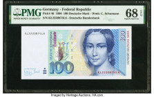 Germany Federal Republic Deutsche Bundesbank 100 Deutsche Mark 2.1.1996 Pick 46 PMG Superb Gem Unc 68 EPQ. 

HID09801242017

© 2020 Heritage Auctions ...