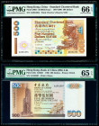 Hong Kong Standard Chartered Bank 500 Dollars 1.1.1999 Pick 288b1 KNB67 PMG Gem Uncirculated 66 EPQ. Hong Kong Bank of China (HK) Ltd. 500 Dollars 1.1...