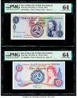 Isle Of Man Isle of Man Government 1; 5 Pounds ND (1961); ND (1792) Pick 25b; 30b Two Examples PMG Choice Uncirculated 64 (2). 

HID09801242017

© 202...