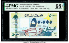 Lebanon Banque du Liban 50,000 Livres 2001 Pick 82 PMG Superb Gem Unc 68 EPQ. 

HID09801242017

© 2020 Heritage Auctions | All Rights Reserved