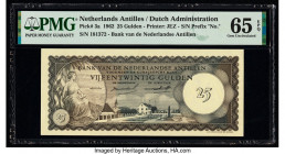Netherlands Antilles Bank van de Nederlandse Antillen 25 Gulden 2.1.1962 Pick 3a PMG Gem Uncirculated 65 EPQ. 

HID09801242017

© 2020 Heritage Auctio...