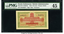 Straits Settlements Government of the Straits Settlements 10 Cents 14.10.1919 Pick 8b KNB16a PMG Choice Extremely Fine 45. 

HID09801242017

© 2020 He...