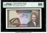 Tunisia Banque Centrale 5 Dinars ND (ca. 1958) Pick 59 PMG Gem Uncirculated 66 EPQ. 

HID09801242017

© 2020 Heritage Auctions | All Rights Reserved