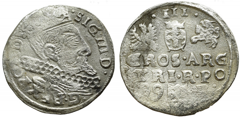 Zygmunt III Waza, Trojak 1599, Bydgoszcz 
Grade: VF- 

Zygmunt III Waza (1587...