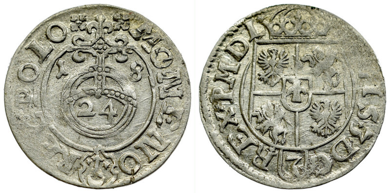 Sigismund III, 1,5 groschen 1618, Bromberg Bardzo ładnie zachowany egzemplarz, l...