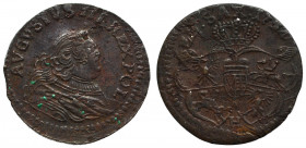 August III, Groschen 1754 H