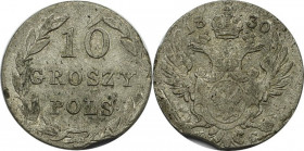 Congress Poland, 10 groschen 1830 MAX