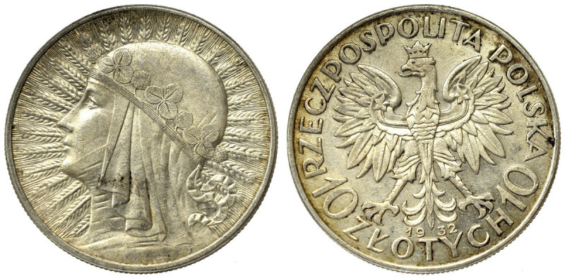 II Republic of Poland, 10 zloty 1932 Polonia Ładny egzemplarz. Dobrze zachowane ...