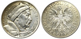 II Republic of Poland, 10 zloty 1933 Sobieski R